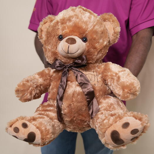Золотисто-коричневый плюшевый мишка 7346