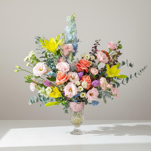 Joyful Moments Flowers vase