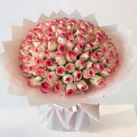 Pink petals 101 Soft Pink Premium Bouquet For Birthday Or Anniversary