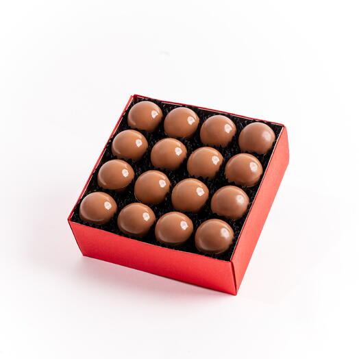 Ассорти из 16 молочных шоколадных трюфелей