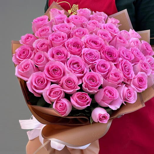 51 Pink Roses  Blush Elegance