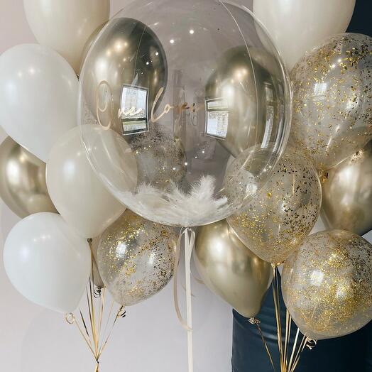 One love Balloon Set