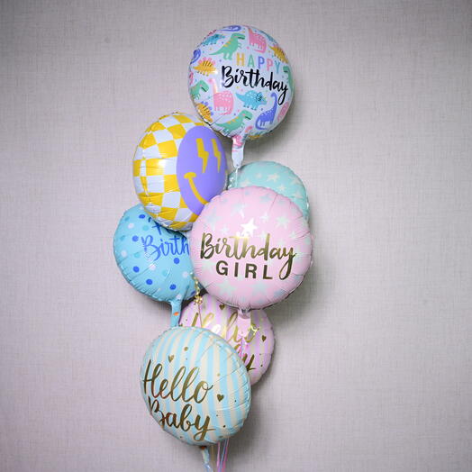 9 разных фольгированных воздушных шаров для дня рождения - 5728