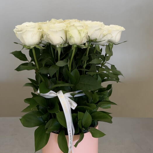 Fleurs dans une boîte