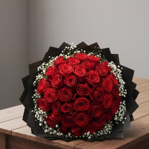 باقة وردة منتصف الليل