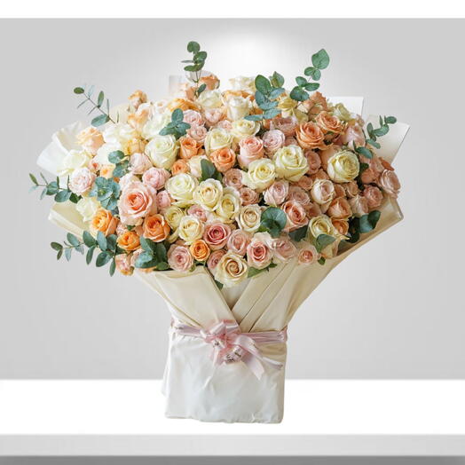 Belle Fleur Роскошная композиция из смешанных цветов