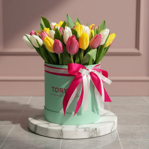 51 tulip mix in a box