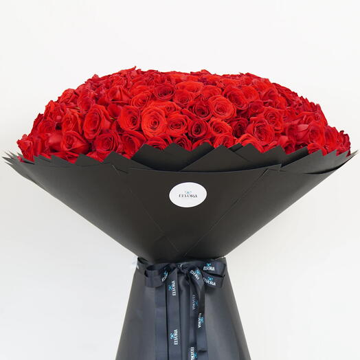 Red Roses Scarlet Silence Bouquet