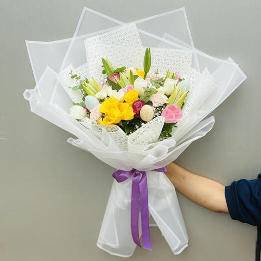 Элегантный пасхальный букет — специальное предложение