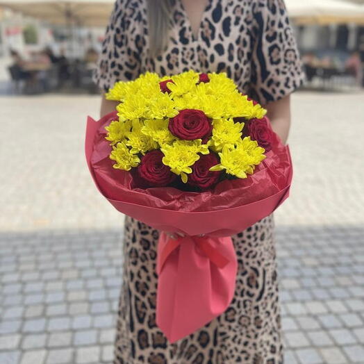Bouquet Romantique Doré