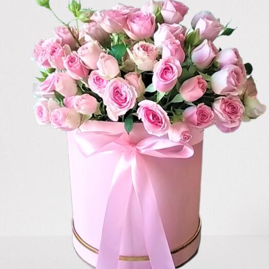 Pink Spray Roses Arrangement