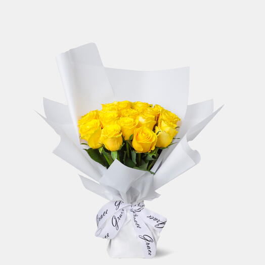 Yellow Roses Small Bouquet
