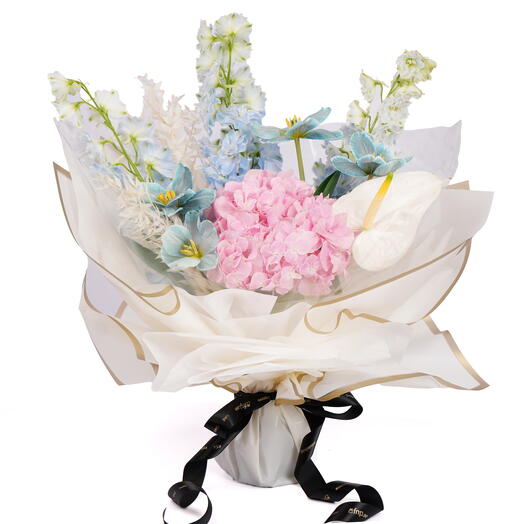 Букет «Нежное небесное очарование»