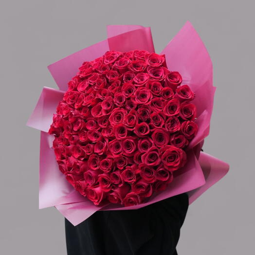Симфония Любовника _ 101 Роскошный букет красных роз Для |Годовщина|День рождения|Для жены|Для неё|