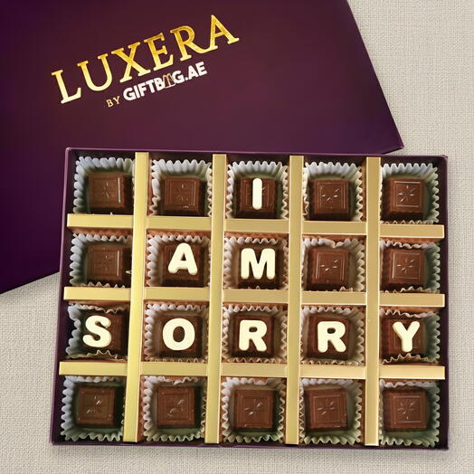 Шоколад I Am Sorry 20 шт от LUXERA
