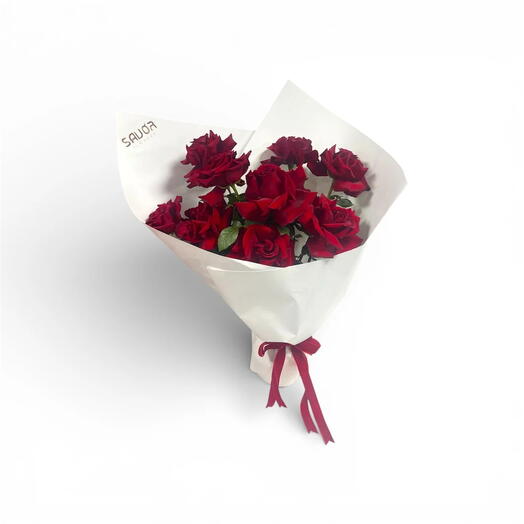 Букет красных роз ко Дню святого Валентина - 20 роз