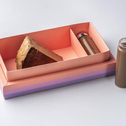 Обожжённый баскский шоколадный чизкейк