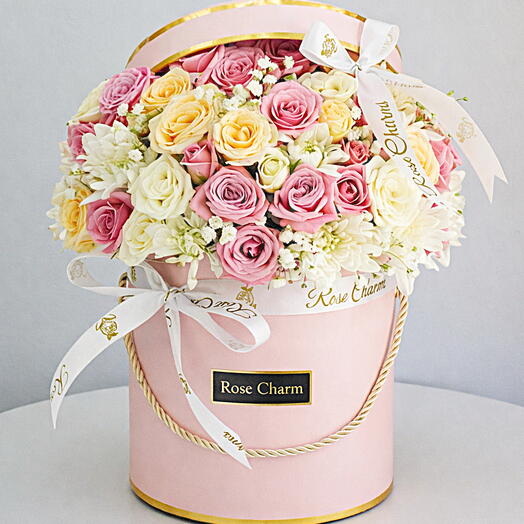 Pink Whisper Floral Box