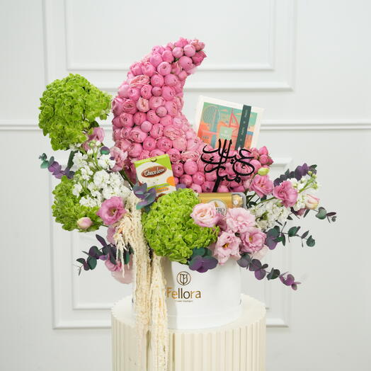 Специальная цветочная коробка на Ид 7626