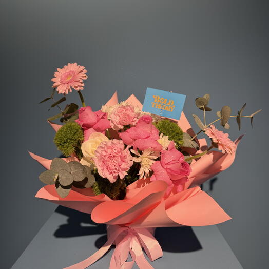 Pink bouquet - nice gesture