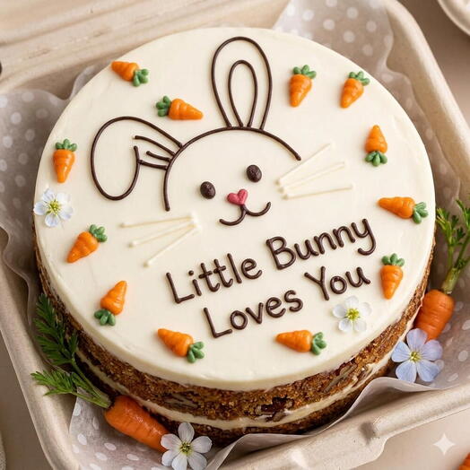 Cute Bunny Bento Cake