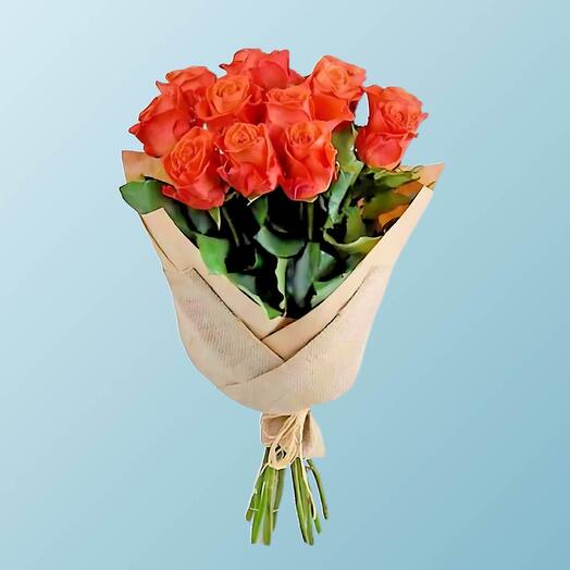 Orange Roses Bouquets - 3919