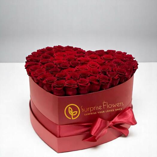 Fresh red roses