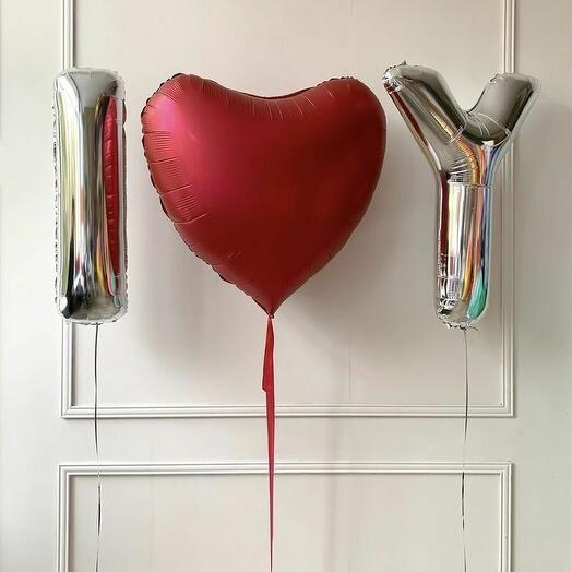 Love foil balloons
