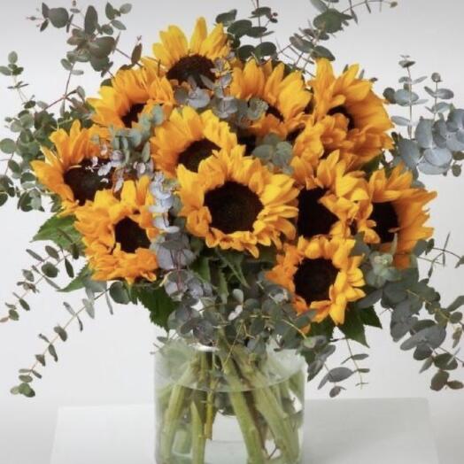 Ваза с подсолнухом SF2050