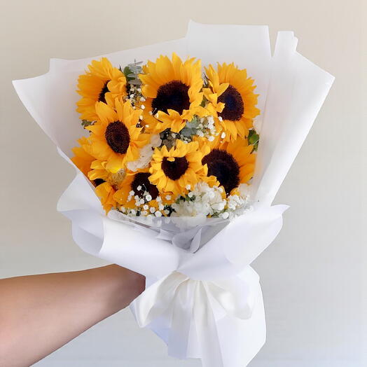 Sunshine Burst Sunflower Bouquet