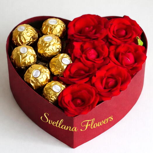 Désir Écarlate – Roses   Chocolats