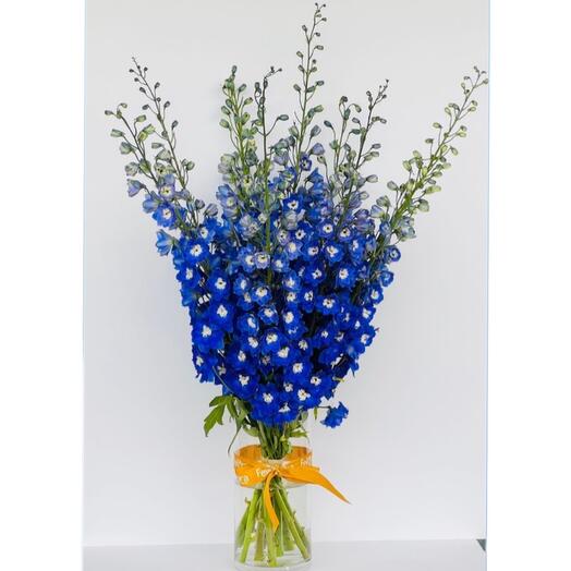 Ваза с дельфиниумами - 516