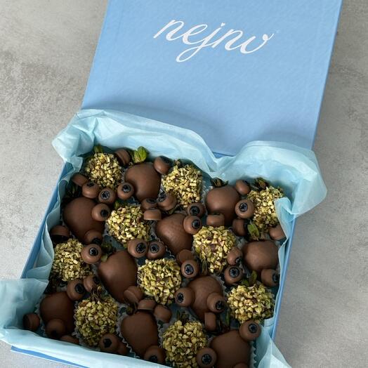 Boîte bleue 20 "Pistache"