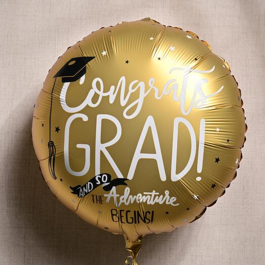 Congrats Grad! Adventure Begins Graduation Balloon  6723