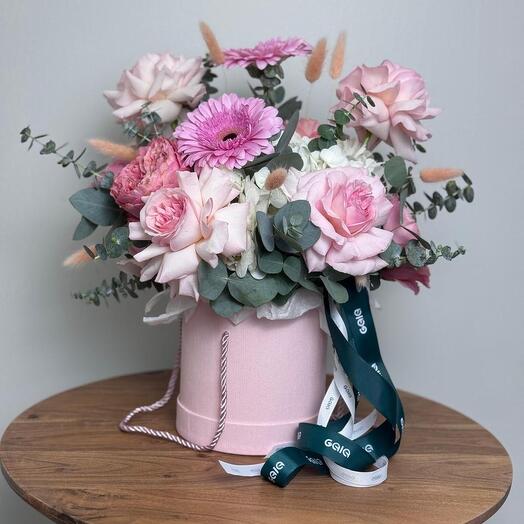 Пастель - коробка с цветами