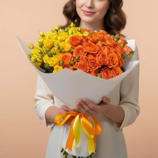 20 Spray Roses Bouquet