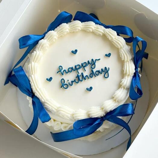 Pastel de Cinta Azul