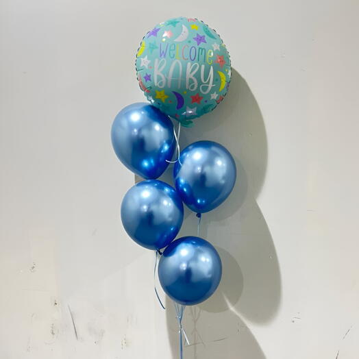 Набор шаров Welcome Baby Star N Moon(5 шт.)