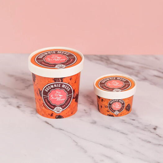 ICE CREAM MESS IN A TUB