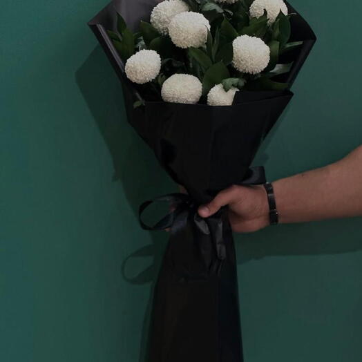 Простой букет Пинг-понг в рускусе