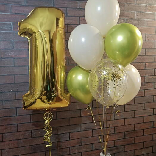 Набор фольгированных шаров-цифр