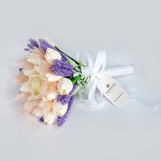 Пастельный тюльпан   Свадебная лаванда 19