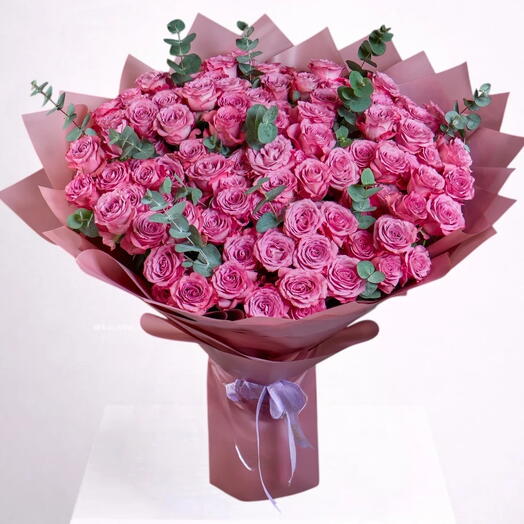 101 Valentine s Blush Pink Rose Bouquet For