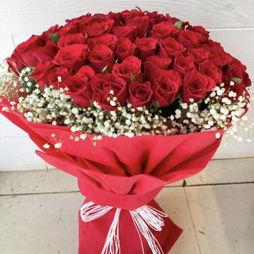 20 red rose bouquet