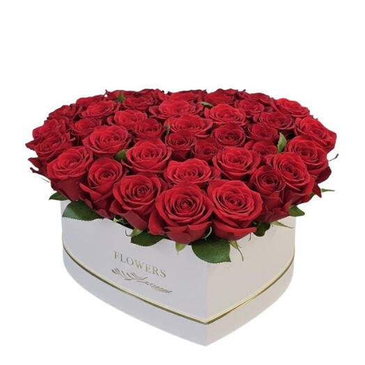 Boîte d'amour blanche