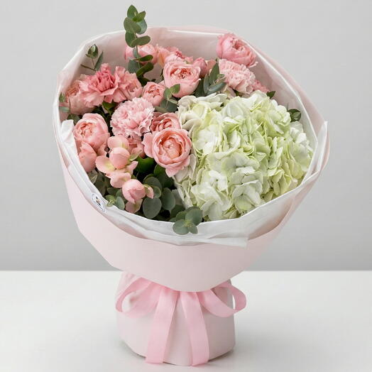 Elegant Bloom Hydrangea, Carnation Peony Dubai