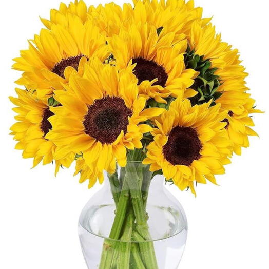 Ваза с подсолнухами 002