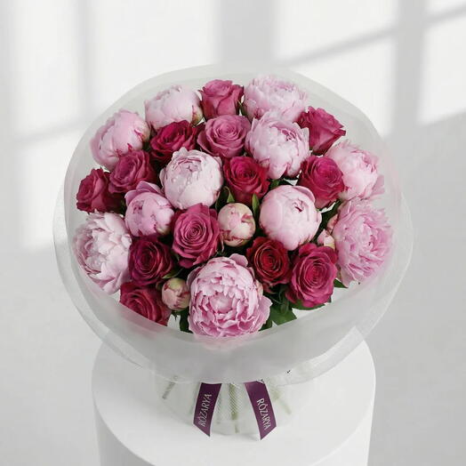 Аметист   Розовое Облако: Пион   Роза Люкс