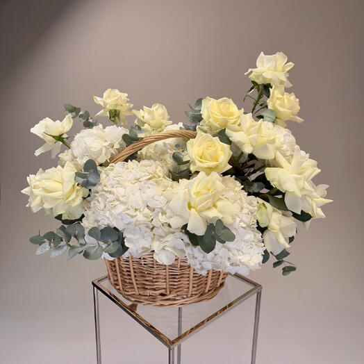 Букет пастельных цветов (Средний)