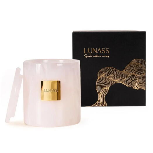 DESERT ROSE | Natural Onyx Candle Set